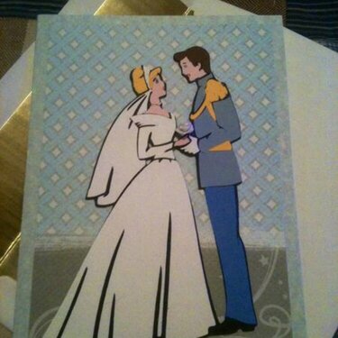 Cinderella and her Prince Wedding Card