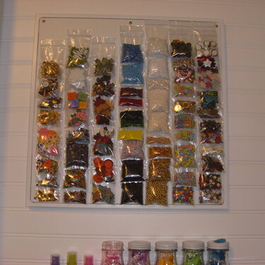 Magnetic board for storage of embellishments