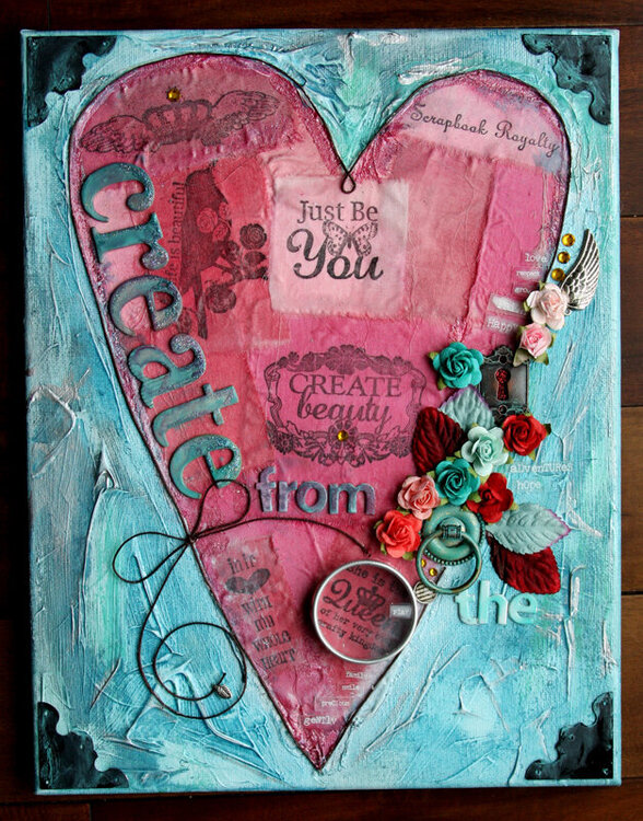 CREATE from the HEART Canvas **Shimmerz**