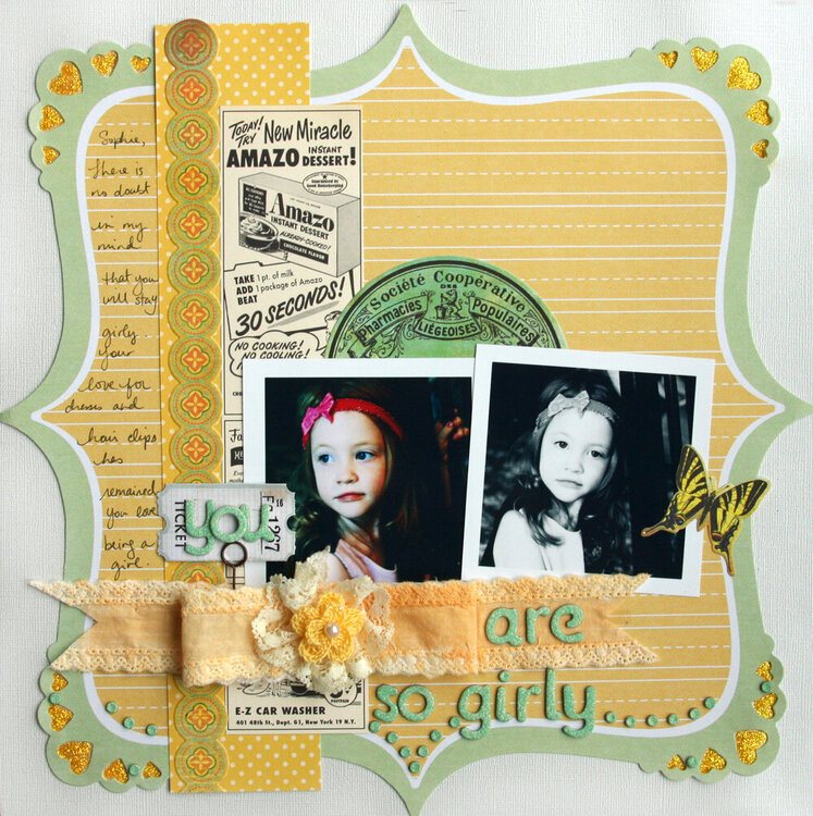 So GIRLY **Up The Street Scrapbooking**