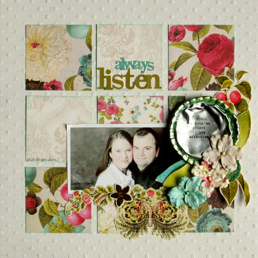 ALWAYS LISTEN **Up the Street Scrapbooking Kit**