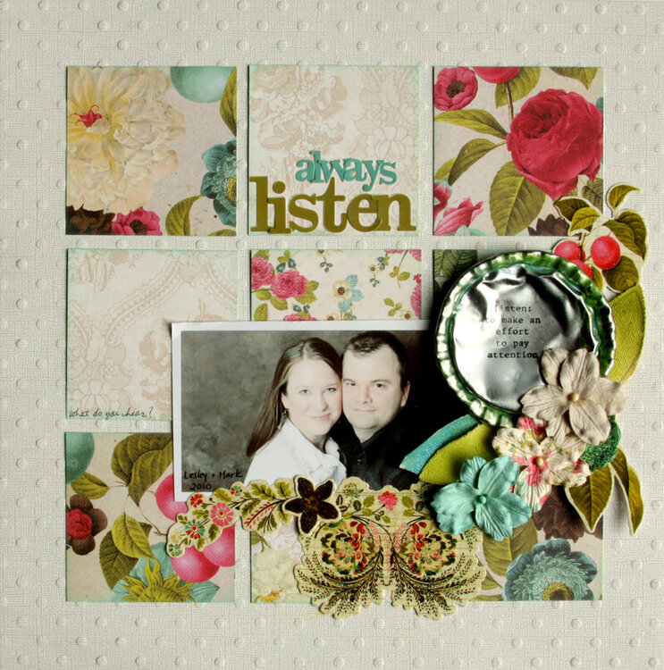 ALWAYS LISTEN **Up the Street Scrapbooking Kit**