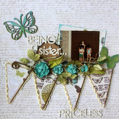Being a Sister....**Up the Street Scrapbooking Kits**