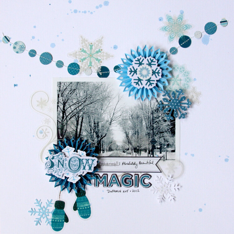 SNOW MAGIC **Glue Arts**