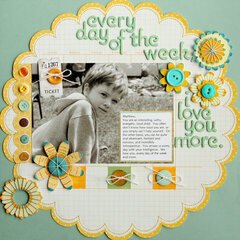 Day of the Week **Up the Street Scrapbooking**
