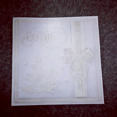 X-mas card in white!