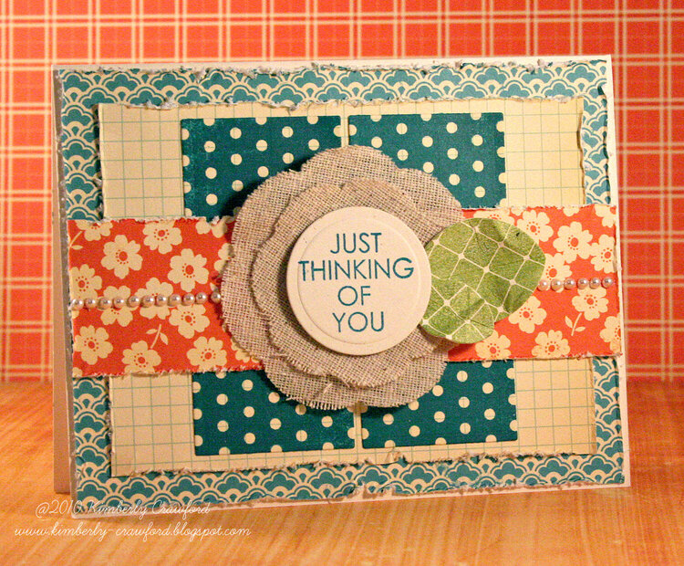 just thinking of you *Mint Motif*