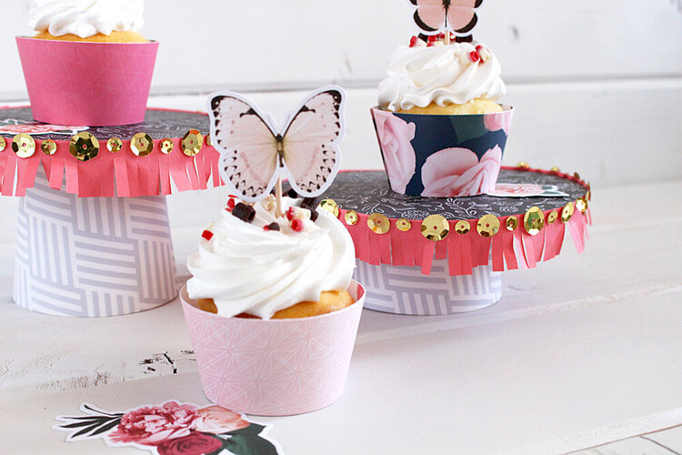 DIY cupcake stands