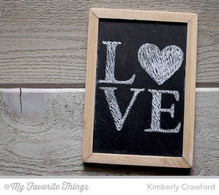 Love Chalkboard-tutorial
