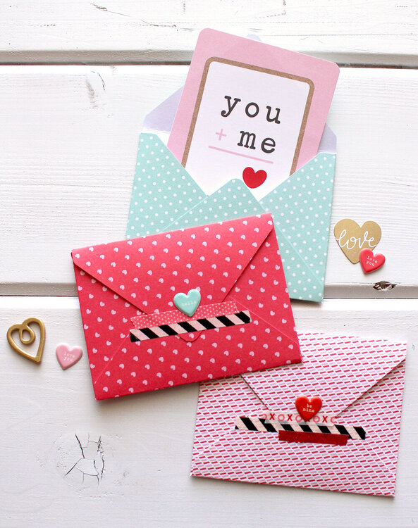mini Valentine&#039;s Day cards