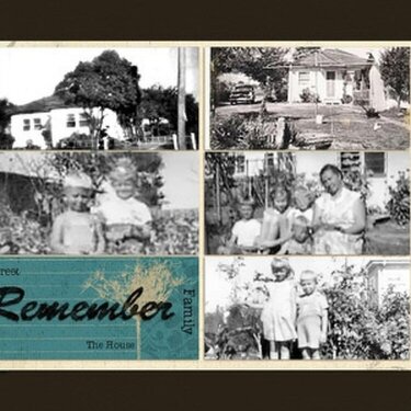 I REMEMBER - DOUBLE PAGE