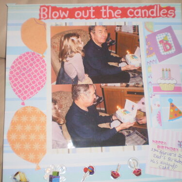 Blow out the candles
