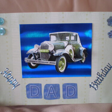 My dads card