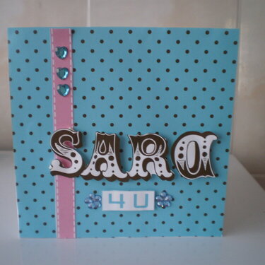 Saras card