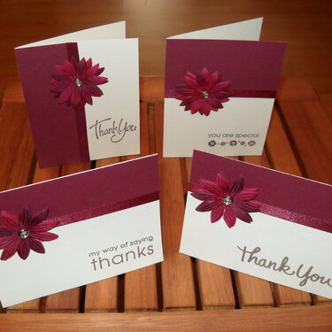 Feminine Thank You Cards