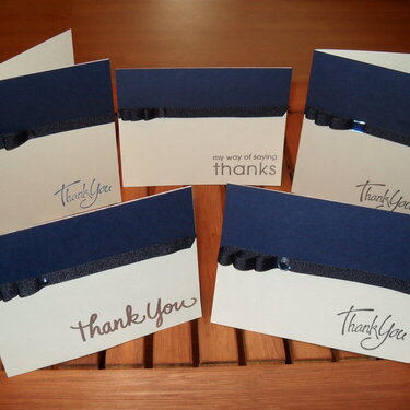 Masculine Thank You Cards