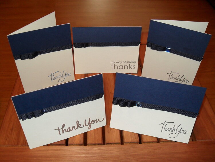 Masculine Thank You Cards