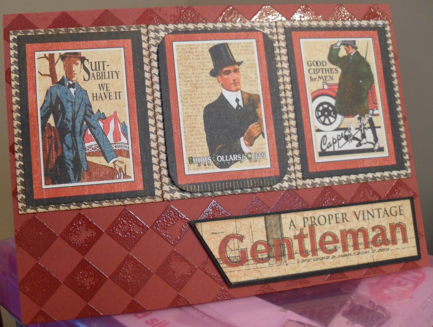 A Proper Gentleman Card - Project Idea - Scrapbook.com