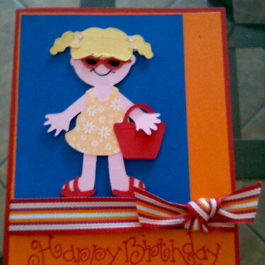 Pool Party Birthday Card