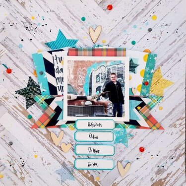 Be Fearless Be You{Paper Issues Scraplift}