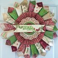 Paper Cone Wreath