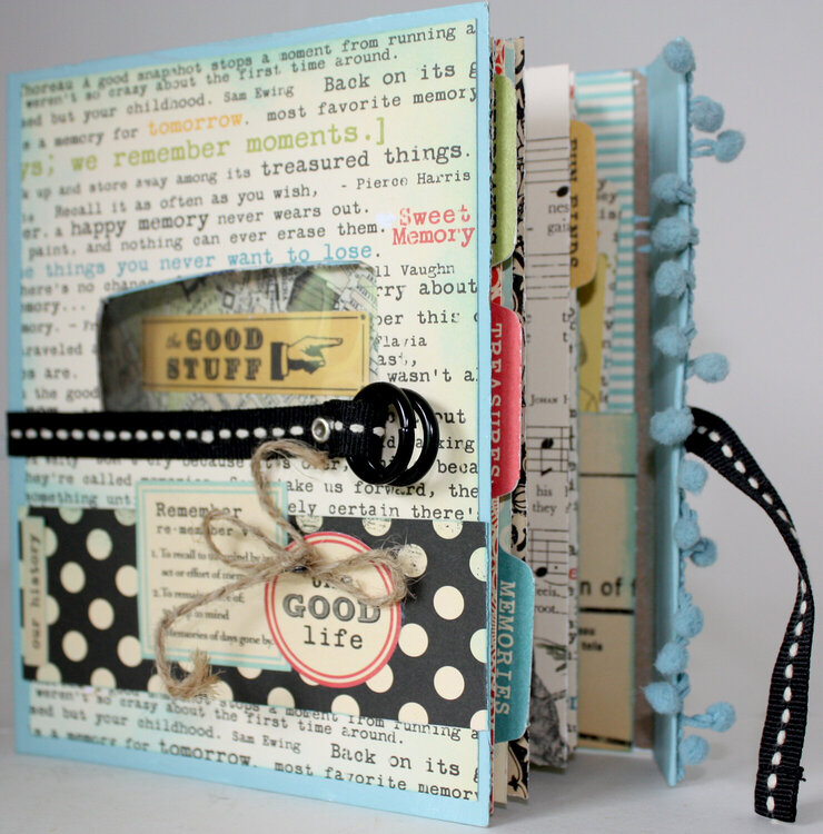 Upcycled Mini Album-Good Stuff