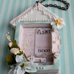 Altered Shabby Chic Cottage Book