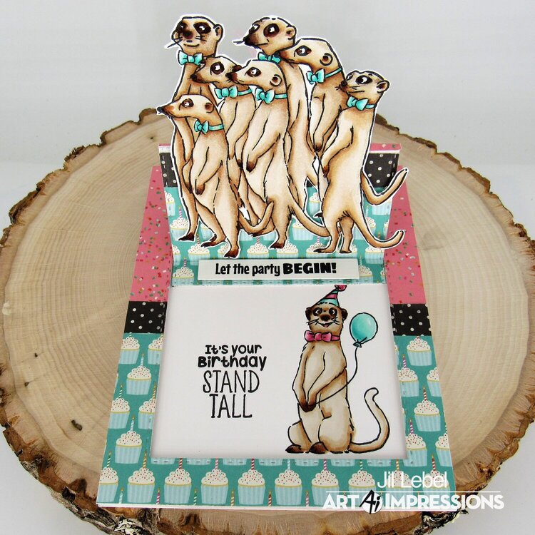 Meerkat Surprise Pop-Out Card