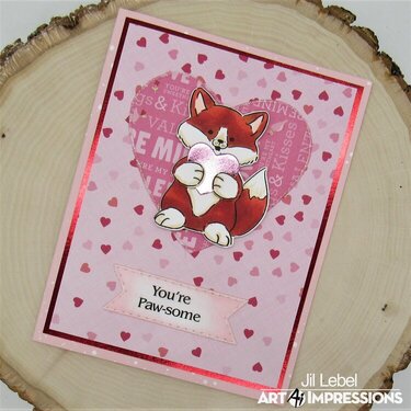 Lovable Animals Fox Card