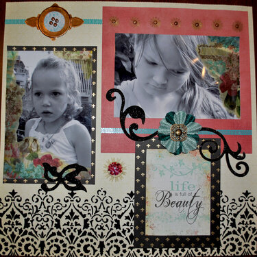My very first scrapbook page