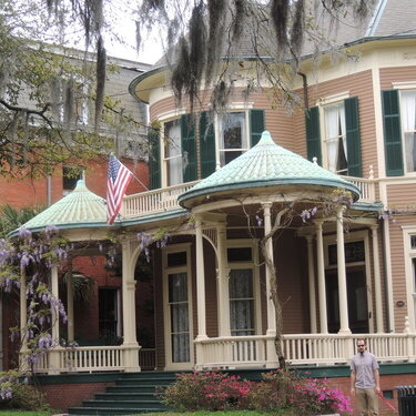 Historic homes near Forcyth Park, Savannah