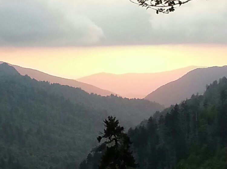Perfect Sunset, Smokey Mountain, Tennesee