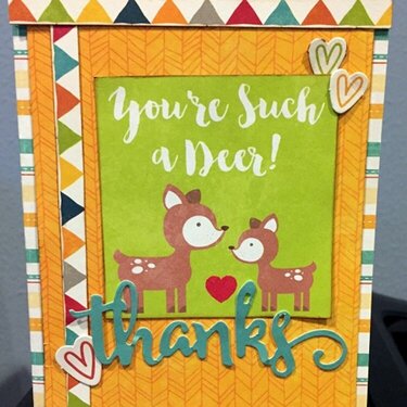 You&#039;re Such a Deer - Thanks card