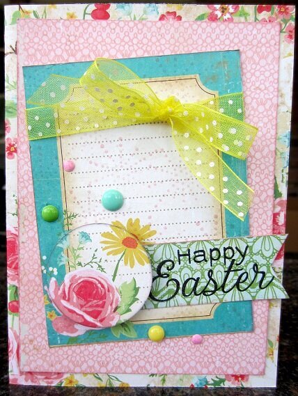Easter card - Crate Paper Emma&#039;s Shoppe
