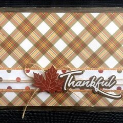 Thankful fall card