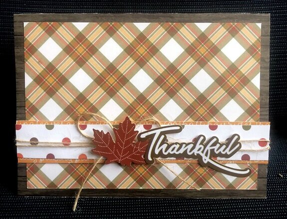 Thankful fall card