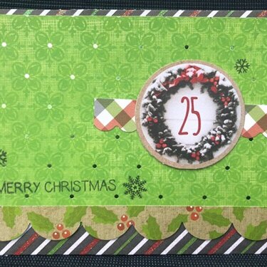 Merry Christmas &quot;25&quot; DCWV card