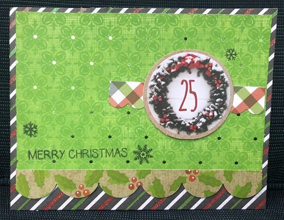 Merry Christmas &quot;25&quot; DCWV card