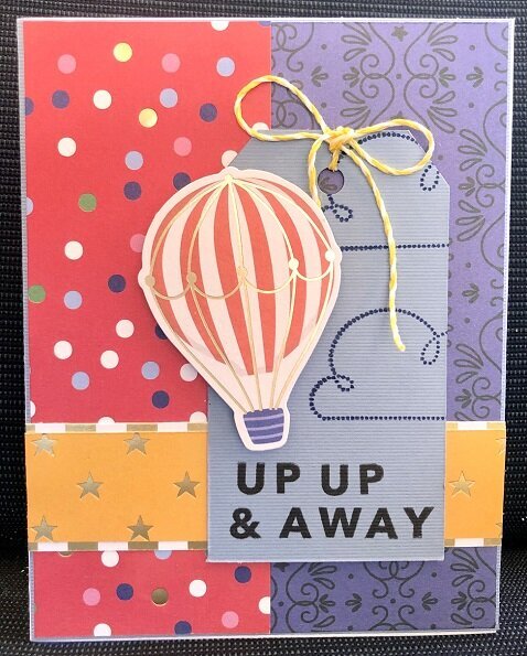 Up Up and Away Grad card