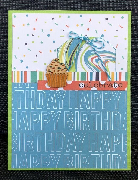 Photo play party animal birthday card