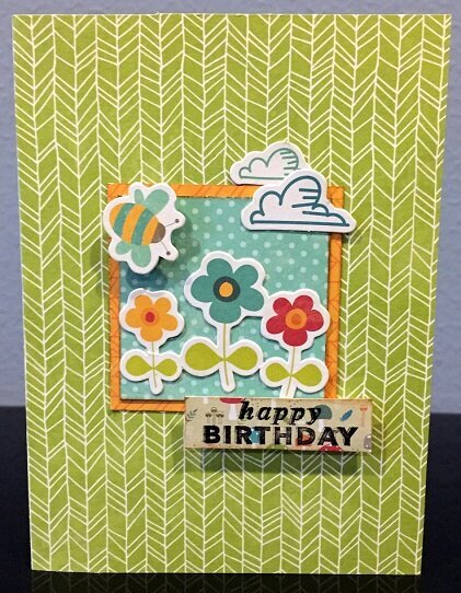 Happy Birthday Jillibean scene card