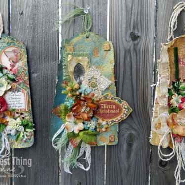 Holiday Bag Tags by Lynne Forsythe