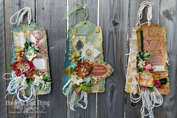 Holiday Bag Tags by Lynne Forsythe