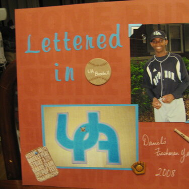 Lettered in UA Baseball
