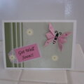 Butterfly Get Well Card