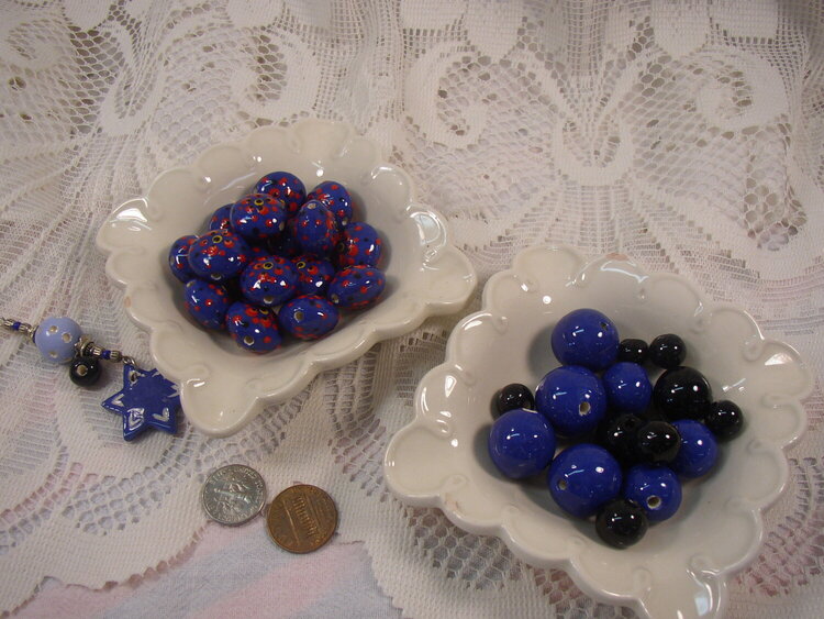 Handmade  ceramic  beads