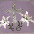 Iris folded/fancy folded Easter Card