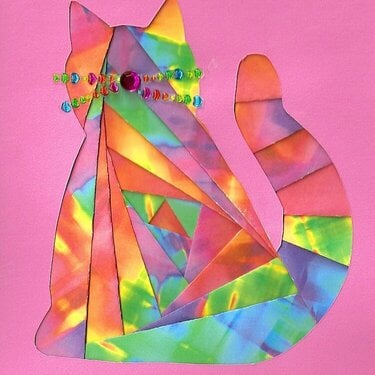 Iris folded &#039;Rainbow kitty&#039;