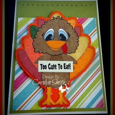 Too Cute to Eat Card