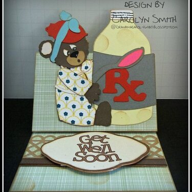 Get Well Soon Easel Card